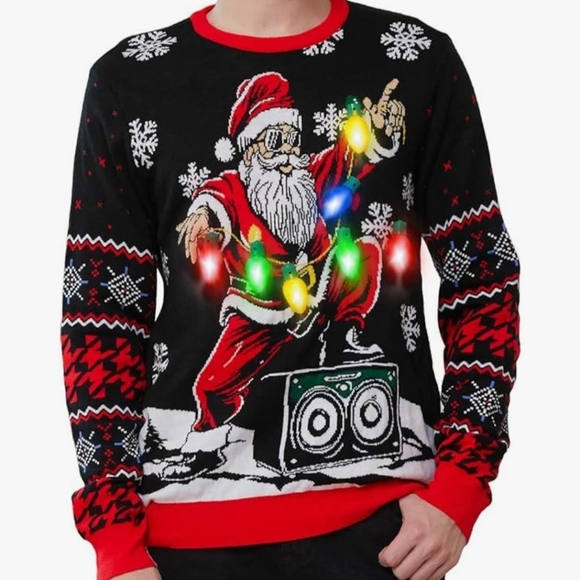 Light-up "Ugly" Christmas Sweater - Picture 2 of 3